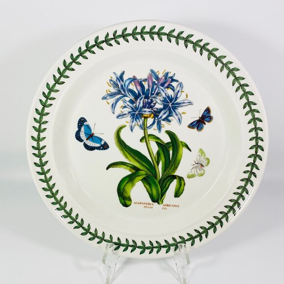 Portmeirion BOTANIC GARDEN African Lily 10.5 Inch Dinner Plate - England - Picture 1 of 6